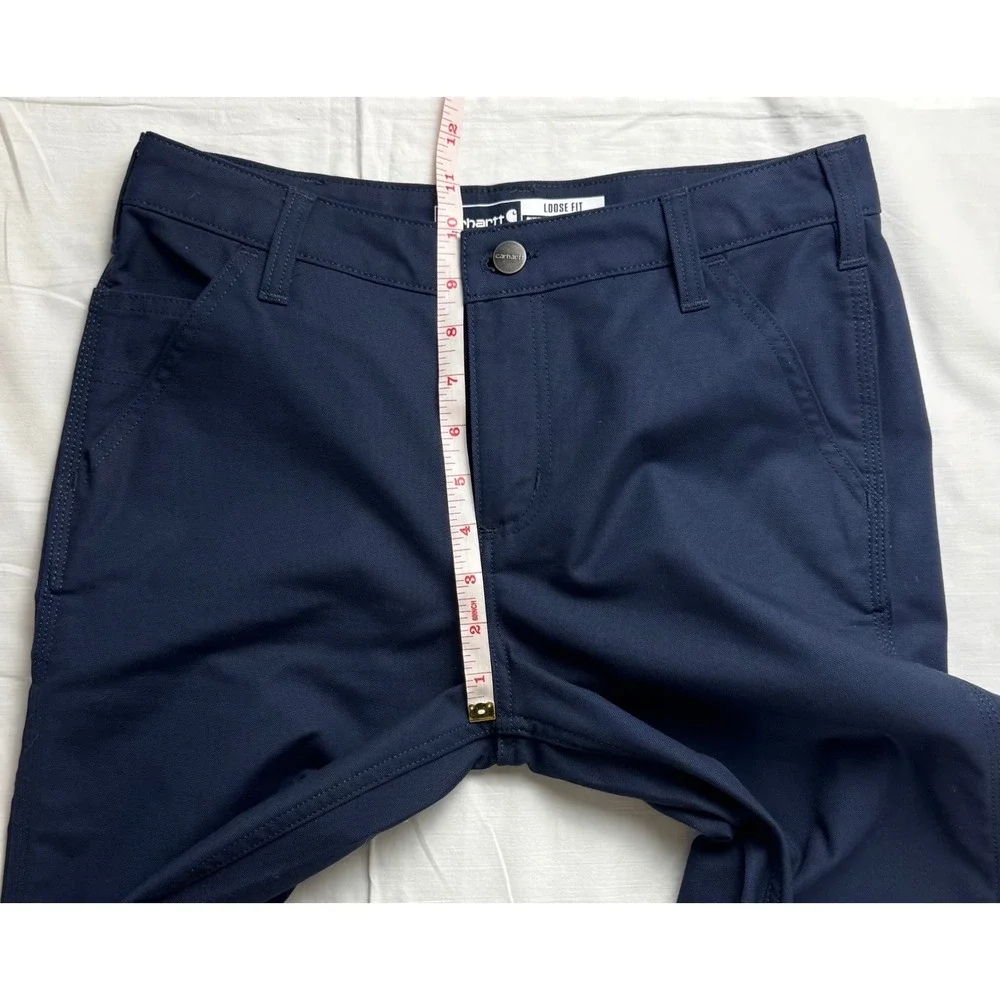 Carhartt Womens Rugged Professional Rugged Flex Canvas Work Pants 4 Tall - Picture 11 of 16